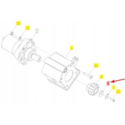 100211667 hydraulic motor washer