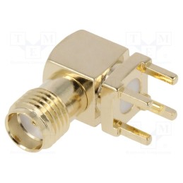 1 pcs x ADAM TECH - RF2-500-2 - Socket, SMA, female, straight, soldering, for panel mounting, PTFE