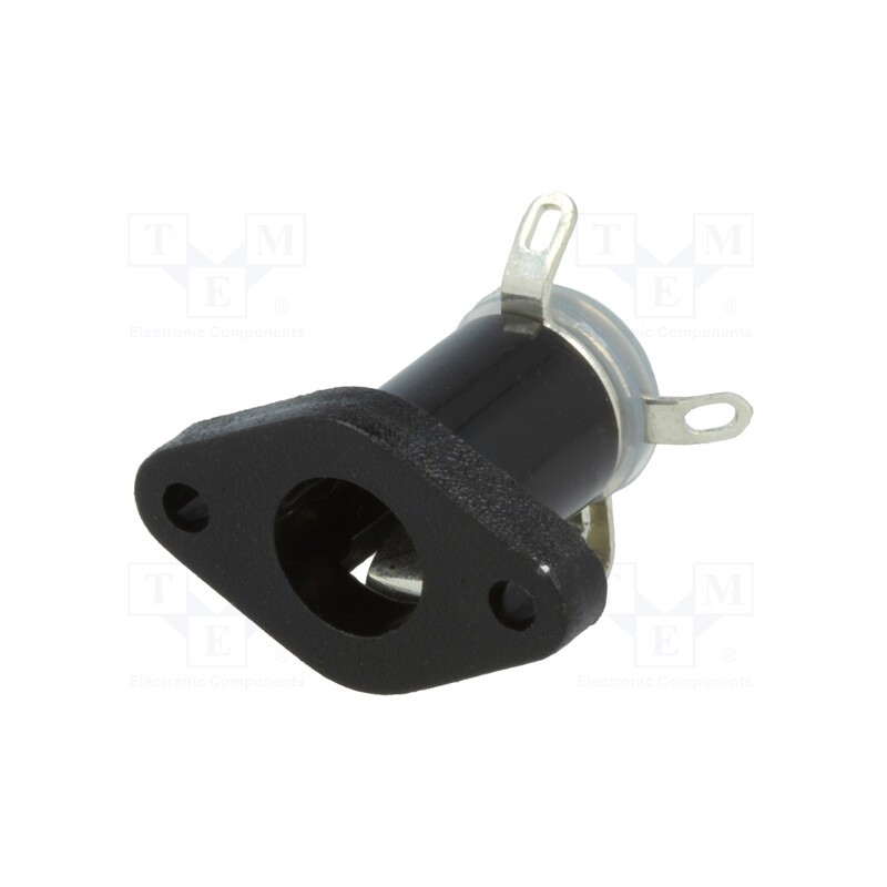 1 pcs x LUMBERG - NEB 1 - Socket, DC supply, male, 6/1.98mm, soldering, 3A, 34VDC, straight