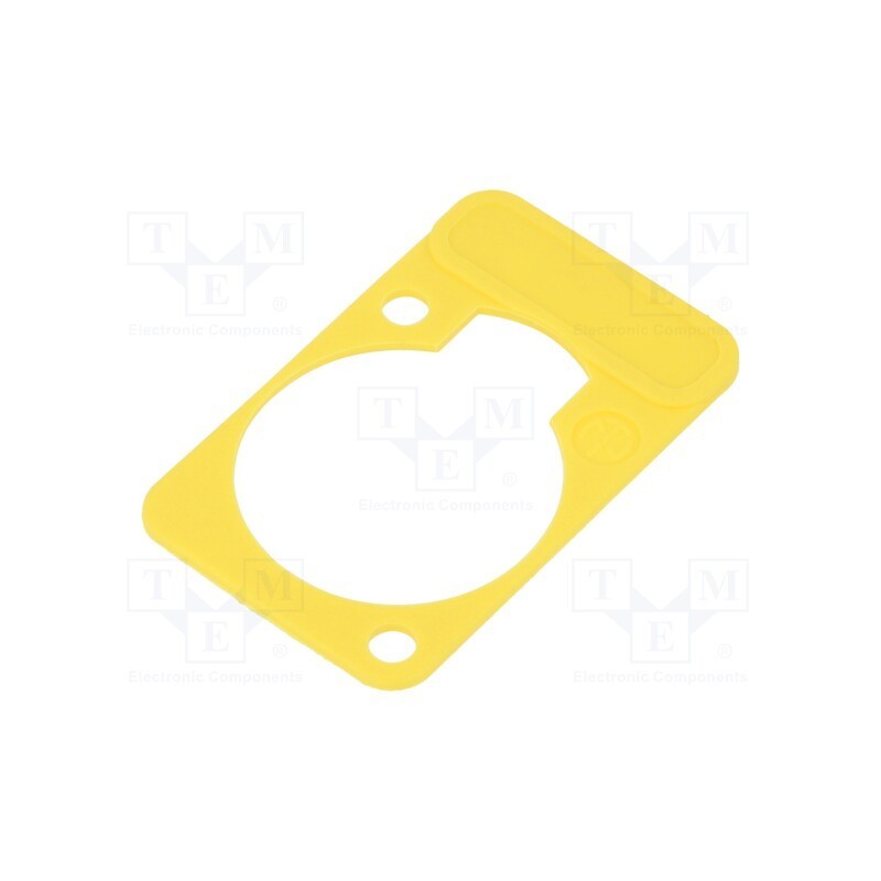 1 pcs x NEUTRIK - DSS-YELLOW - LETTERING PLATE YELLOW