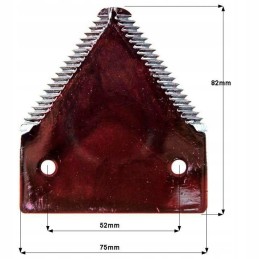 Top notched scythe blade 309197 New Holland Bison