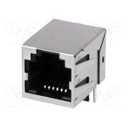 1 pcs x Amphenol Communications Solutions - RJE01-662-01 - Socket, RJ11, gold-plated