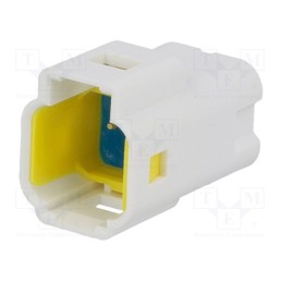 1 pcs x EDAC - 560-002-420-101 - Connector: wire-wire/PCB, 560,E-Seal, male, socket, THT, white