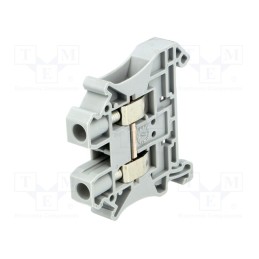 1 pcs x PHOENIX CONTACT - UT 6 3044131 - Splice terminal: rail, 0.2÷6mm2, ways: 1, terminals: 2, grey, 57A