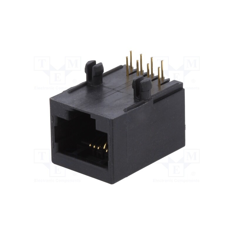 1 pcs x Amphenol Communications Solutions - 95679-001LF - Socket, RJ45, PIN: 8, Cat: 5, unshielded, gold-plated, Layout: 8p8c