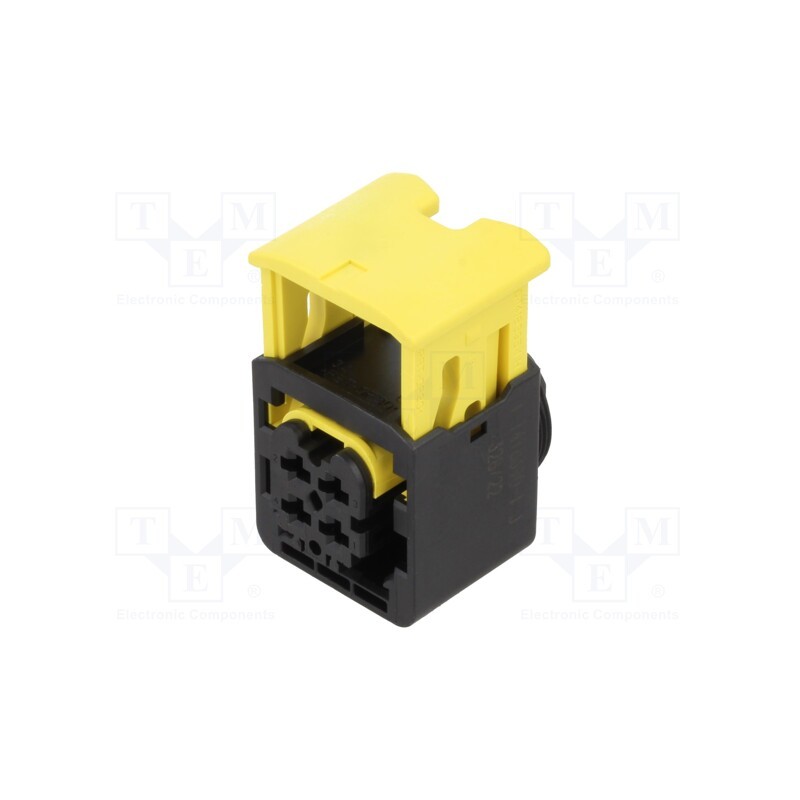 1 pcs x TE Connectivity - 1-1418390-1 - Connector: automotive, female, plug, for cable, PIN: 4, black