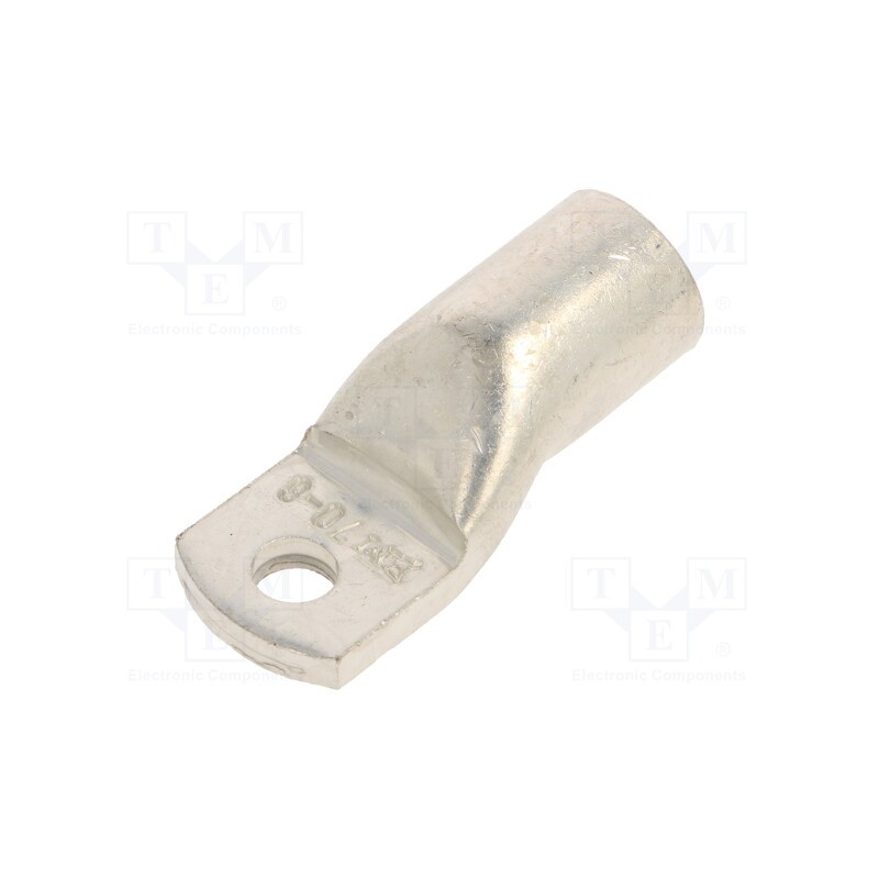 1 pcs x BM GROUP - BM019313 - Tip: ring tube, M6, 70mm2, crimped, for cable, straight, tinned