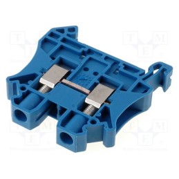1 pcs x PHOENIX CONTACT - UT 6 BU 3044144 - Splice terminal: rail, 0.2÷6mm2, ways: 1, terminals: 2, blue, 57A