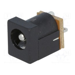 1 pcs x CLIFF - FC681461 - Socket, DC supply, male, 5.5/2.5mm, 5.5mm, 2.5mm, soldering, 5A