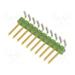 1 pcs x TE Connectivity - 1-825437-0 - Pin header, pin strips, AMPMODU MOD II, male, PIN: 10, angled 90°