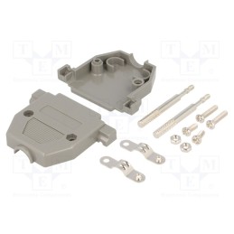 1 pcs x ENCITECH - 2360-0102-33 - Enclosure: for D-Sub connectors, D-Sub 25pin,D-Sub HD 44pin