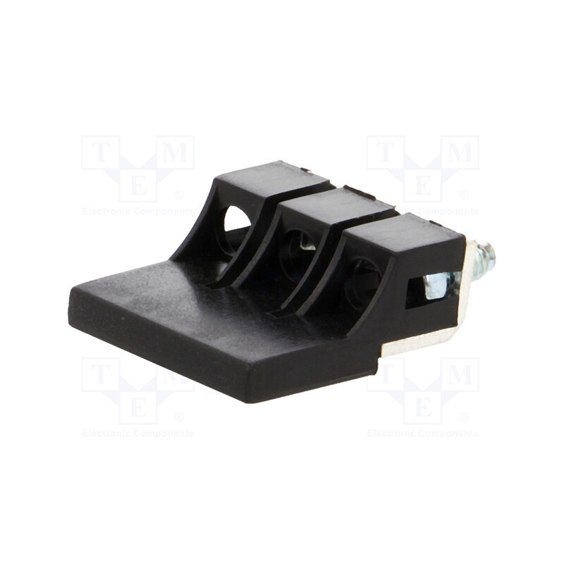 1 pcs x POKu00d3J - A42-5123 - Screw bridge, ways: 3, black, ZUG-2,5