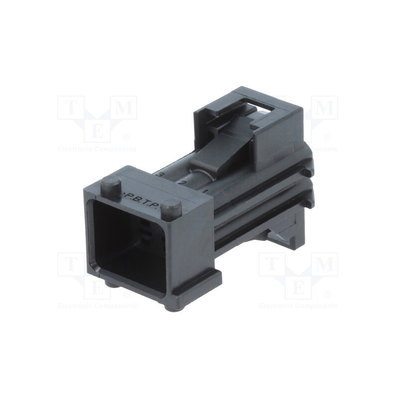 1 pcs x TE Connectivity - 1-965426-1 - Connector: automotive, JPT, male, plug, for cable, PIN: 6, black