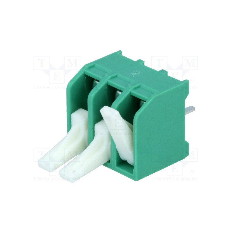 1 pcs x NINIGI - TB-5.0-PT-3P - PCB terminal block, straight, 5mm, ways: 3, on PCBs, 0.5mm2, tinned