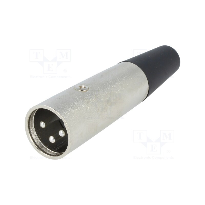 1 pcs x NINIGI - XLR-3W-2 - Plug, XLR, male, PIN: 3, straight, for cable