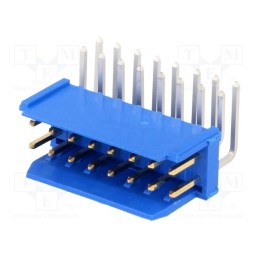 1 pcs x Amphenol Communications Solutions - 76383-308LF - Socket, wire-board, male, PIN: 16, 2.54mm, THT, Dubox®, 3A, FCI