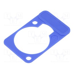 1 pcs x NEUTRIK - DSS-BLUE - LETTERING PLATE BLUE