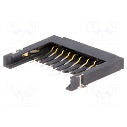 1 pcs x ATTEND - 104B-TAA0-R - Connector: for cards, SD, without ejector, SMT, gold-plated, 3.4mm