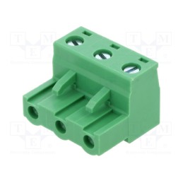 1 pcs x AMPHENOL ANYTEK - TJ0301500000G - Pluggable terminal block, 7.62mm, ways: 3, straight, plug, female