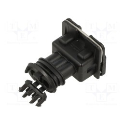 1 pcs x TE Connectivity - 282729-1 - Connector: automotive, JPT, female, plug, for cable, PIN: 3, black