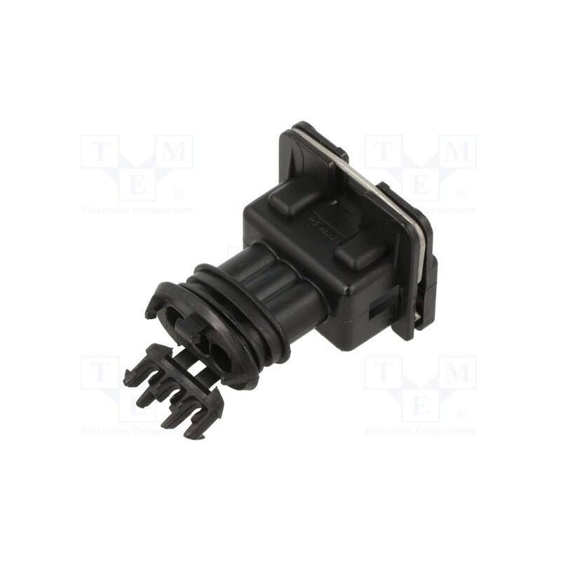 1 pcs x TE Connectivity - 282729-1 - Connector: automotive, JPT, female, plug, for cable, PIN: 3, black