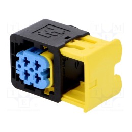 1 pcs x TE Connectivity - 4-1418390-1 - Connector: automotive, female, plug, for cable, PIN: 4, -40÷140°C
