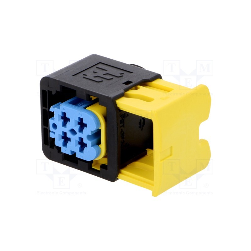 1 pcs x TE Connectivity - 4-1418390-1 - Connector: automotive, female, plug, for cable, PIN: 4, -40÷140°C