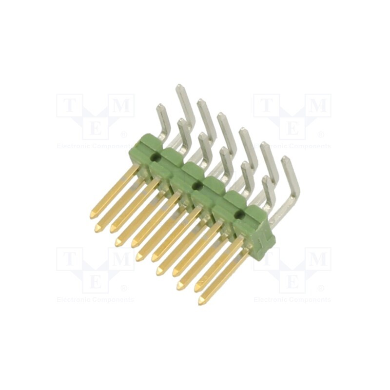 1 pcs x TE Connectivity - 825457-6 - Pin header, pin strips, AMPMODU, male, PIN: 12, angled 90°, 2.54mm
