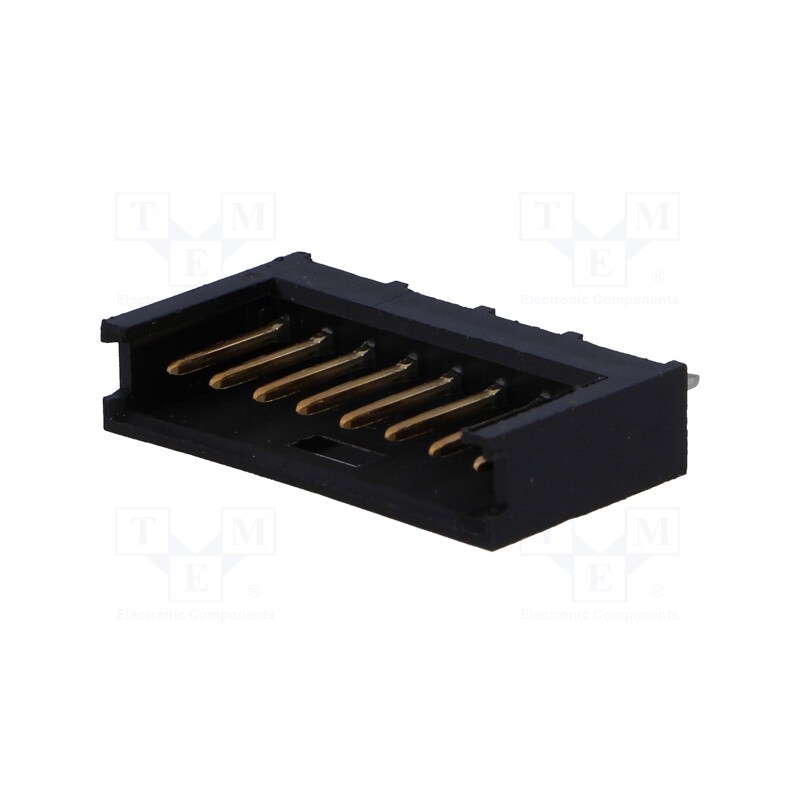 1 pcs x TE Connectivity - 280373-2 - Socket, wire-board, male, AMPMODU MOD II, 2.54mm, PIN: 8, THT