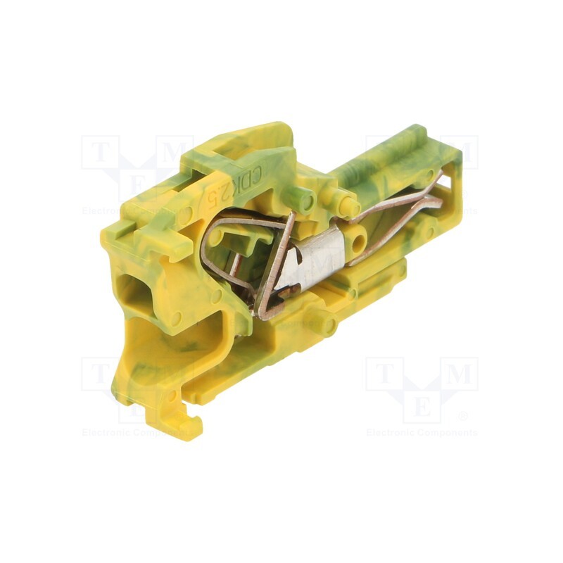 1 pcs x TE Connectivity - 1SNK805750R0000 (CDK2.5-PE) - Plug, 0.2÷2.5mm2, ways: 1, terminals: 1, yellow-green, spring clamp