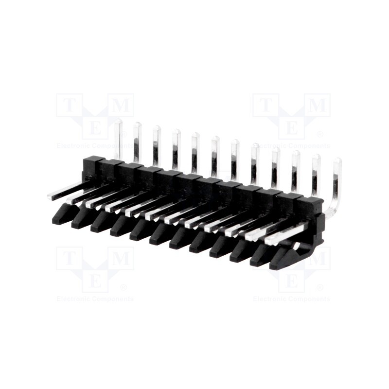 1 pcs x MOLEX - 26481126 - Socket, wire-board, male, KK 396, 3.96mm, PIN: 12, THT, 7A, tinned