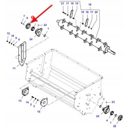 La322329850 straw chopper bearing housing