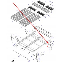 D28480268 plastic sleeve sieve 23 x 40 x 40 agco