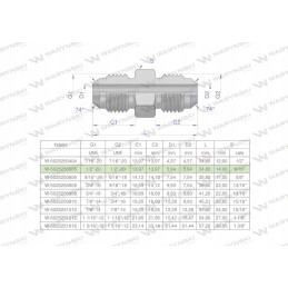 Inch hydraulic connector bb 1 2 unf jic