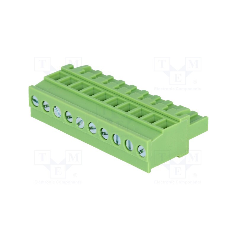 1 pcs x XINYA - XY2500F-BV(5.08)-10P - Pluggable terminal block, 5.08mm, ways: 10, angled 90°, plug, 300V