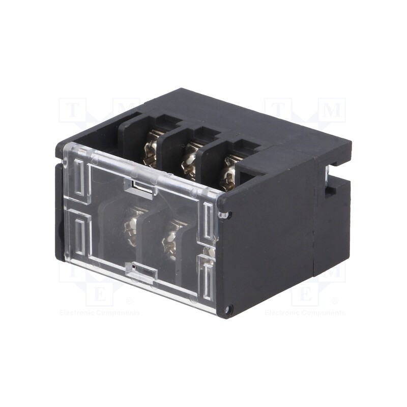 1 pcs x DEGSON ELECTRONICS - DG24B-2-06P-13-00AH - PCB terminal block, angled 90°, 7.62mm, ways: 6, 22÷14mm2, 14A