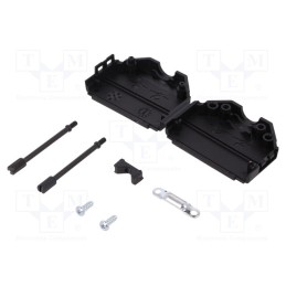 1 pcs x MH CONNECTORS - MHDPPK25-K - Enclosure: for D-Sub connectors, D-Sub 25pin,D-Sub HD 44pin