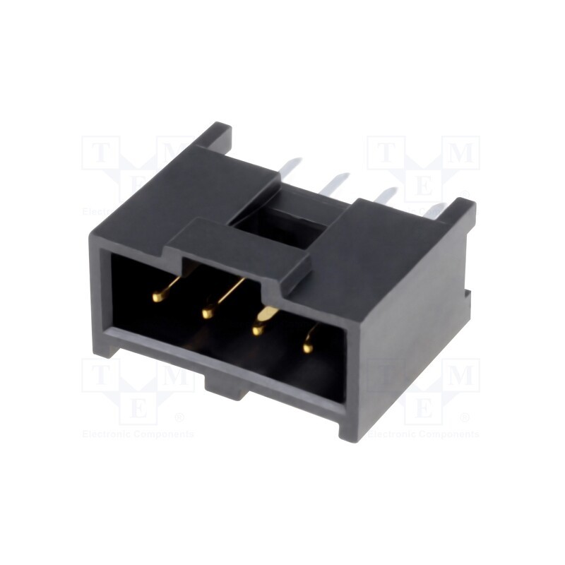 1 pcs x MOLEX - 901361204 - Socket, rectangular, male, C-Grid III, 2.54mm, PIN: 4, THT, straight