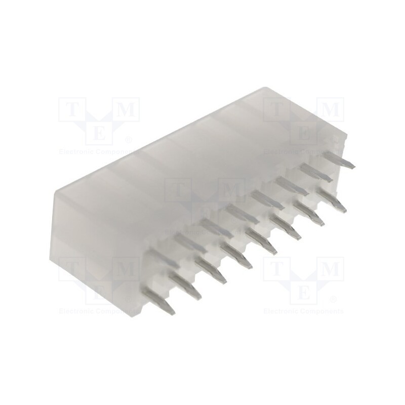 1 pcs x MOLEX - 39281163 - Socket, wire-board, male, Mini-Fit Jr, 4.2mm, PIN: 16, THT, 9A