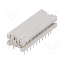 1 pcs x CONEC - 220F10099X - IDC transition, PIN: 20, DIL 7,62mm, IDC,THT, for ribbon cable