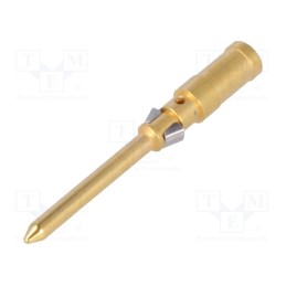 1 pcs x HARTING - 9150006121 - Contact, male, copper alloy, nickel plated,gold-plated, 1.5mm2