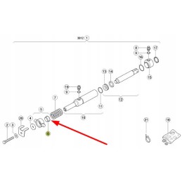 818048 0 hydraulic cylinder sleeve 28x32x15