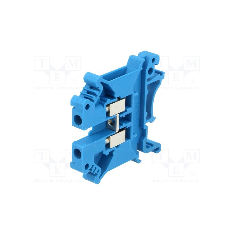 1 pcs x PHOENIX CONTACT - UK 5 N BU 3004388 - Splice terminal: rail, 0.2÷4mm2, ways: 1, terminals: 2, blue, 800V