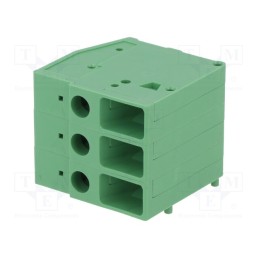 1 pcs x DEGSON ELECTRONICS - DG107V-7.62-03P-14-00AH - PCB terminal block, straight, 7.62mm, ways: 3, on PCBs, 4mm2, 32A