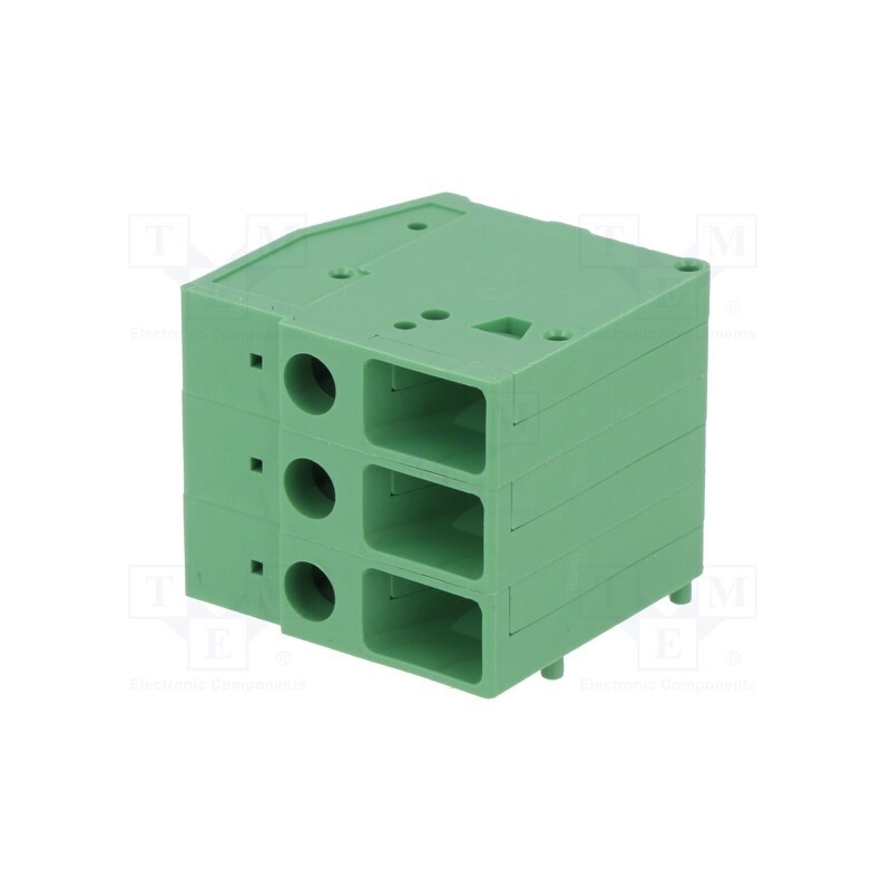 1 pcs x DEGSON ELECTRONICS - DG107V-7.62-03P-14-00AH - PCB terminal block, straight, 7.62mm, ways: 3, on PCBs, 4mm2, 32A