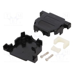 1 pcs x ENCITECH - 2360-0101-03 - Enclosure: for D-Sub connectors, D-Sub 25pin,D-Sub HD 44pin
