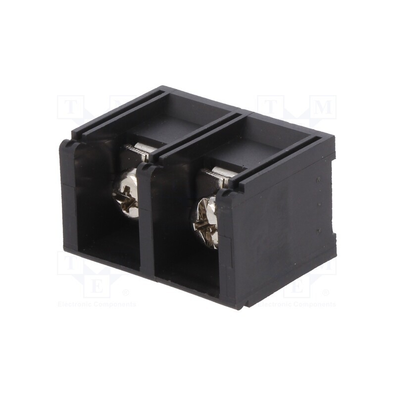 1 pcs x DEGSON ELECTRONICS - DG88-02P-13-10AH - PCB terminal block, straight, 16mm, ways: 2, on PCBs, 6mm2, tinned