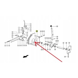 618796 1 adjustment lever mounting