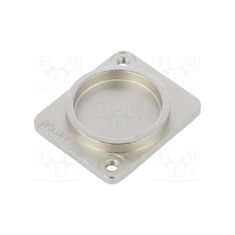 1 pcs x CLIFF - CP30300M3 - Protection cap, silver, metal, XLR standard, Holes pitch: 19x24mm