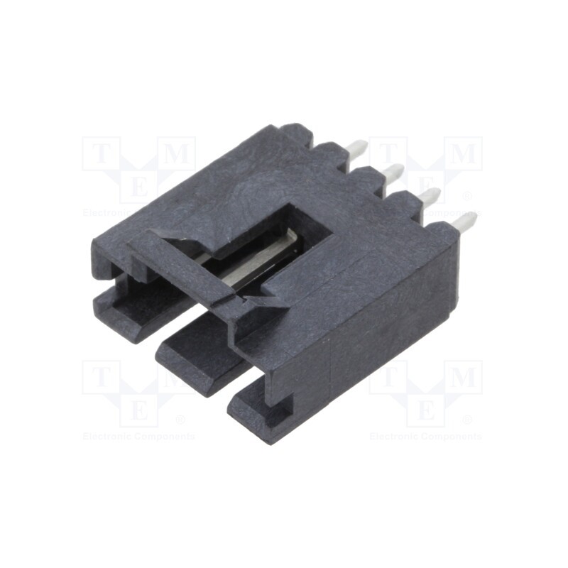 1 pcs x TE Connectivity - 5-103639-3 - Socket, wire-board, male, AMPMODU MTE, 2.54mm, PIN: 4, THT, on PCBs